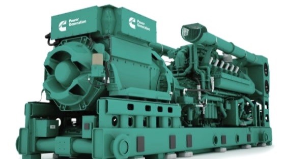 Cummins HSK78G high-output lean-burn natural-gas generator set